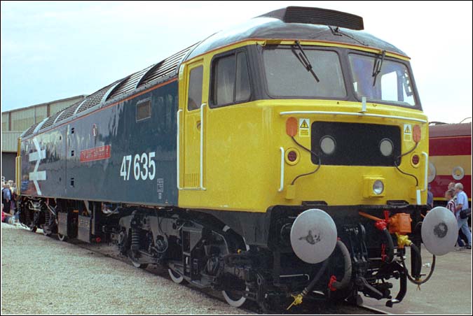 Class 47635 at the Doncaster Works Open day 
