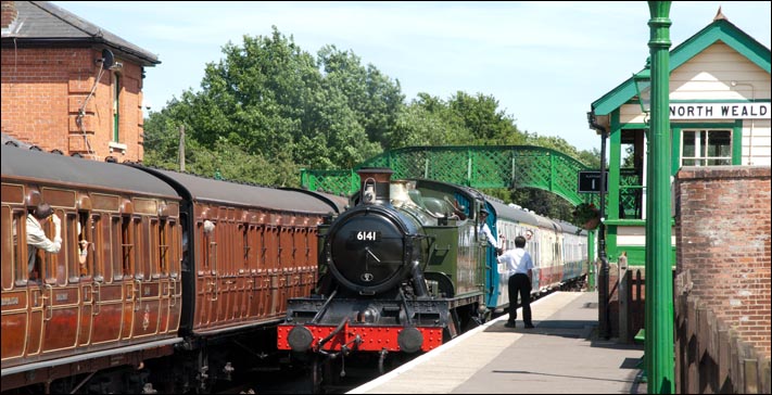 6141 at North Weald railway station in 2013