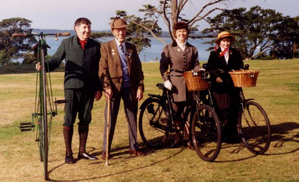Tom with Members of March Vintage Cycle Club
