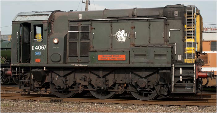 Class 10 0-6-0 diesel shunter D4067