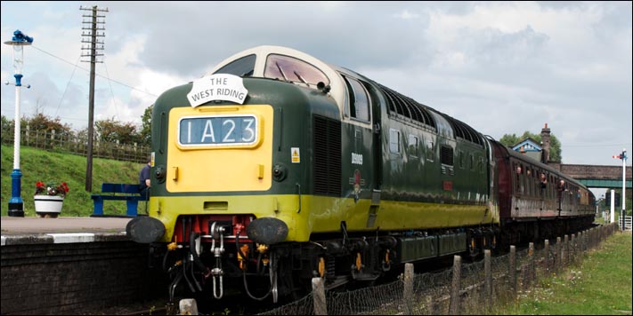 Deltic D9009 at the Great Central Railway on the 10th September 2010.