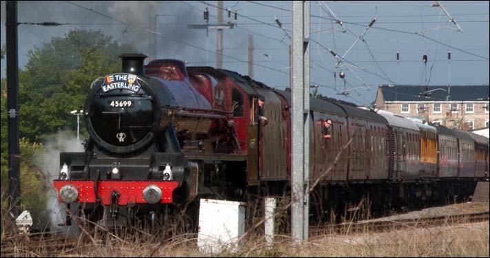 Jubilee Class 4-6-0 no 45699 Galatea at Kings Lynn 