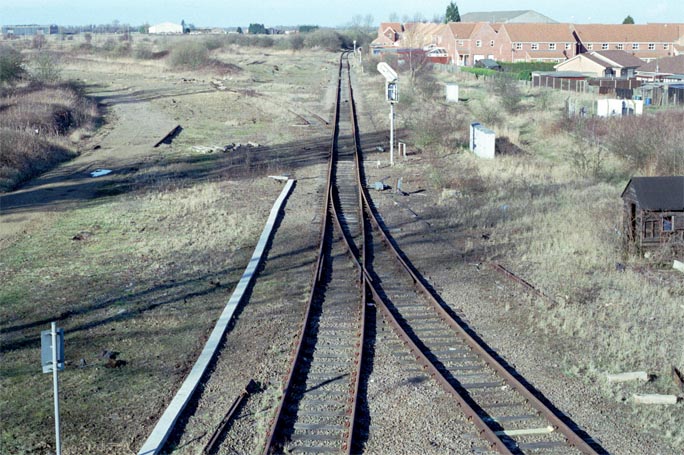 Whitemoor Yard with just the Wisbech line left