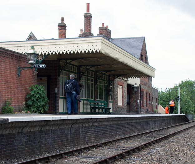 Hardingham railway station on Friday the 19th June 2015.