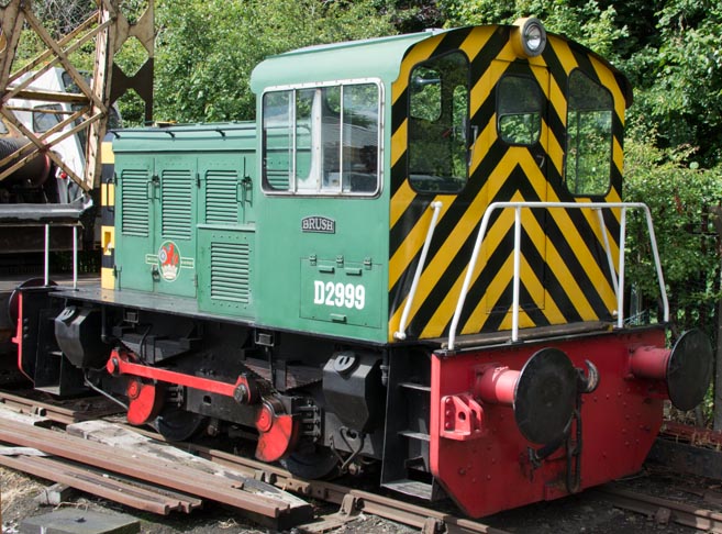 Brush 0-4-0 diesel locomotve D2999 