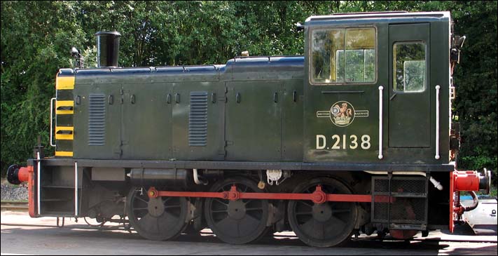 Class 03 0-6-0 diesel shunter number D 2138