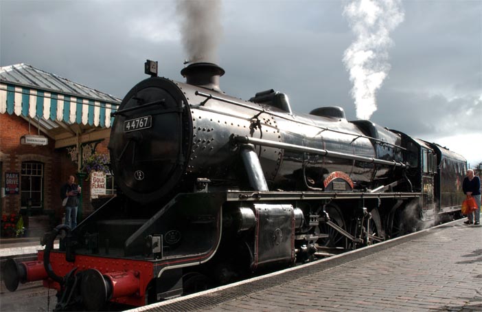  44767 at Sheringham Station in 2010