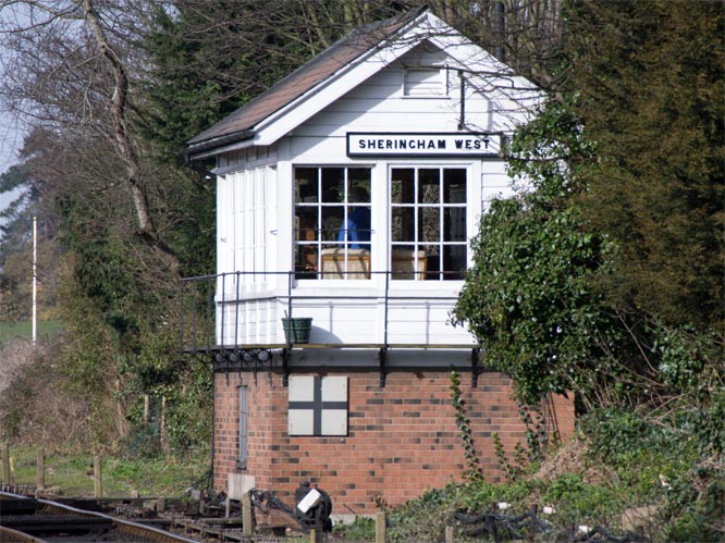 Sheringham West signal box 
