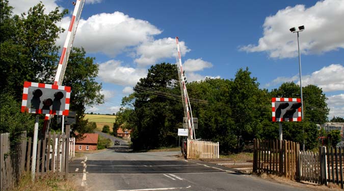 North Luffenham level crossing 2010