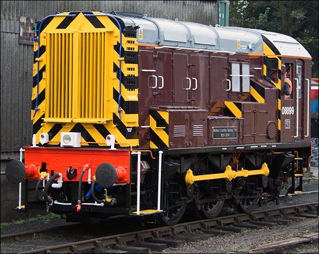 Class 08899 at Wansford at Nene Valley Railway Diesel Gala on Saturday the 27th September 2014 