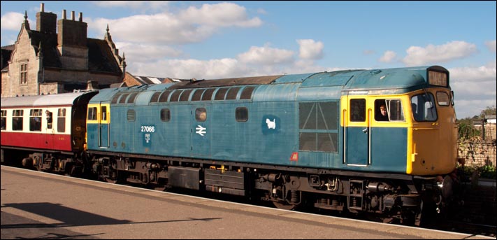 Class 27 in Wansford station in 2006