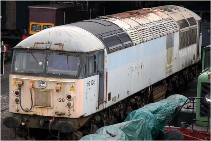 Class 56128 at the NVR