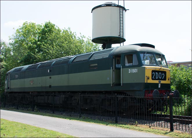 Class 47 D 15014 at Peterborough Nene Valley station 