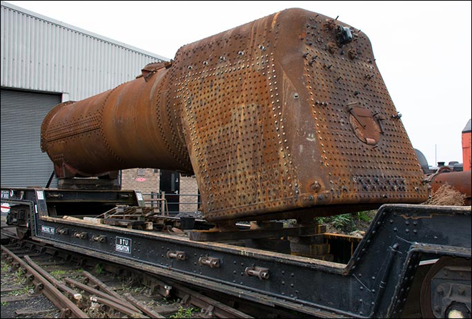 The boiler of 92 Squadron at Wansford 