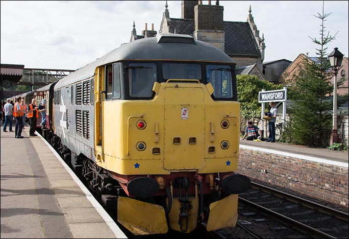 Class 31108 at Wansford at Nene Valley Railway Diesel Gala on Saturday the 27th September 2014 