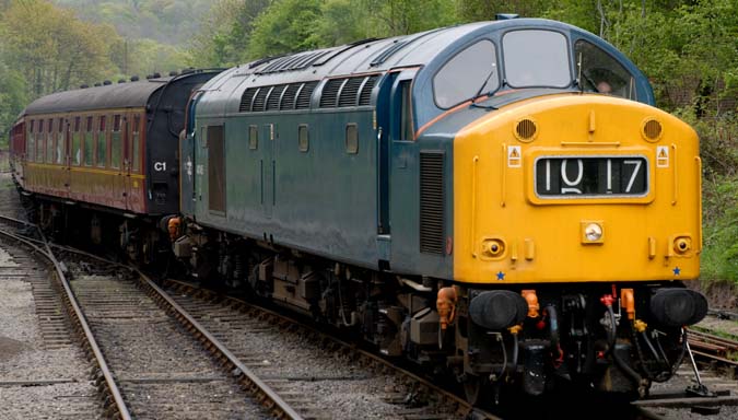Class 40145 at the NYMR 