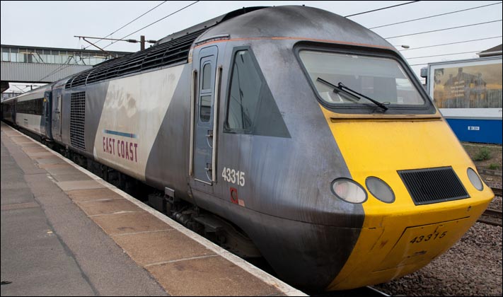 East Coast HST 43315 on the 14 of April 2011