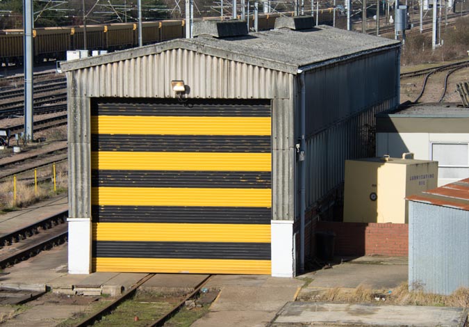 The Peterborough Depot shed in February  2015