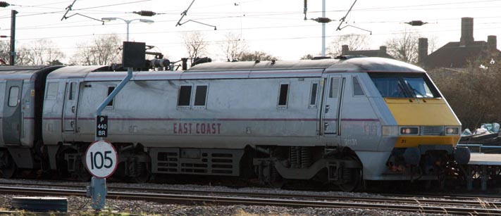  East Coast class 91131 in platform 4