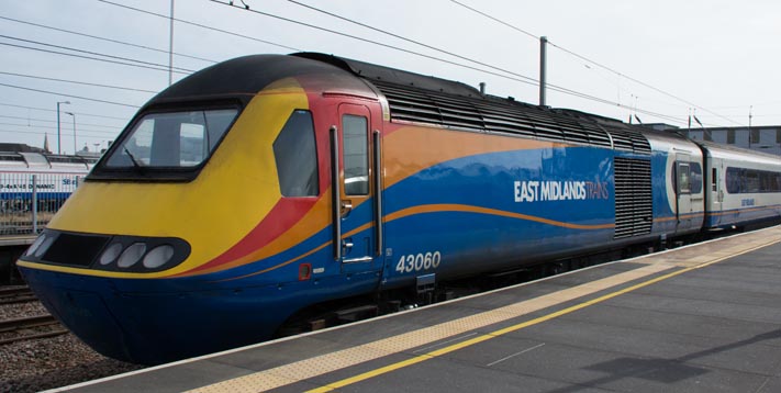 East Midlands Train HST set at Peterborough