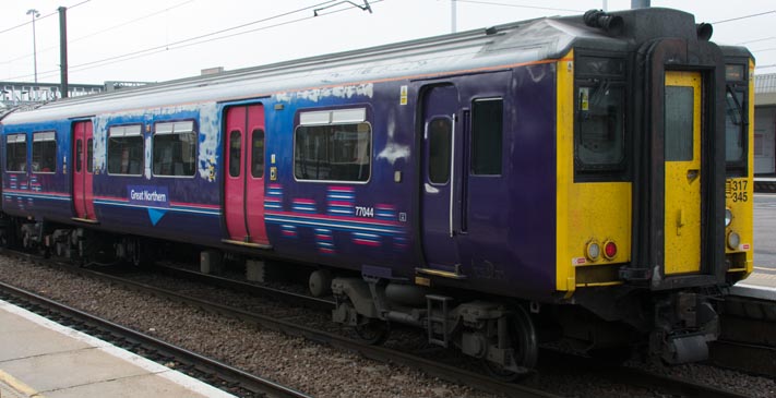 Great Northern class 317345 at Peterborough 