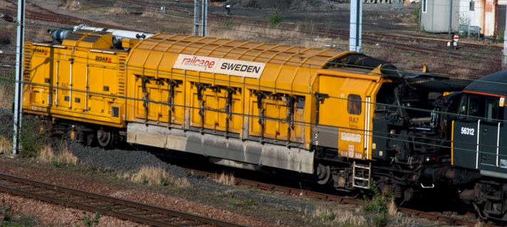  Railcare Sweden RA7 Rail Vac  in Westwood Yard
