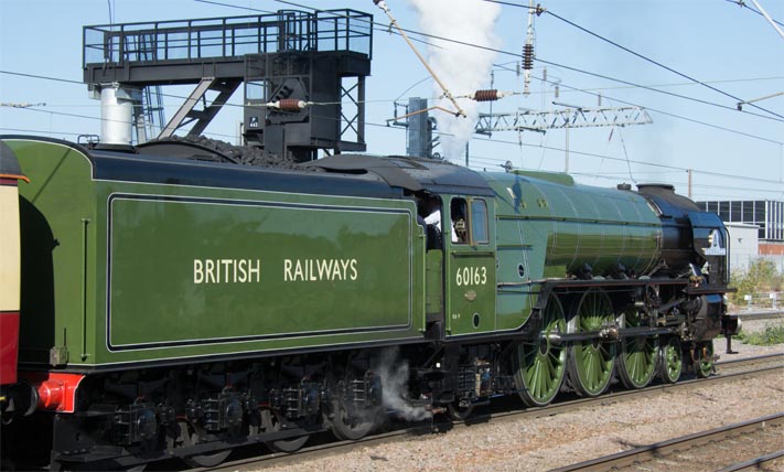 A1 Tornado 60163 in early British Railways green 