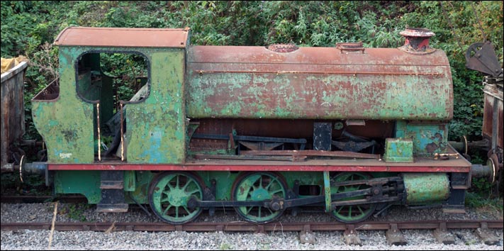 0-6-0ST was awaiting restoration at the Rushden Transport Museum