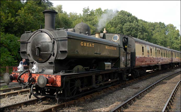 GWR 5764 at Highley on the Severn Valley Railway in 2008