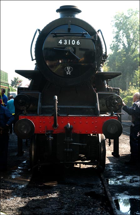 43106 on shed at Bridgnorth in 2009