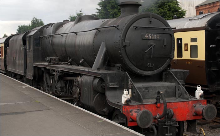 45110 at the Severn Valley Raiways Kidderminster Town station in 2013