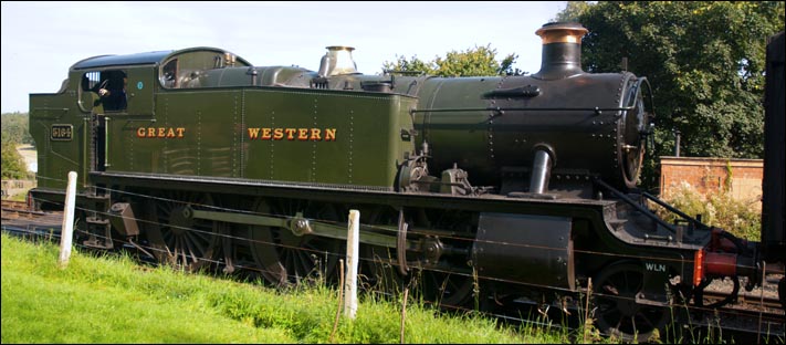 GWR 2-6-2T no.  5164 at Arley