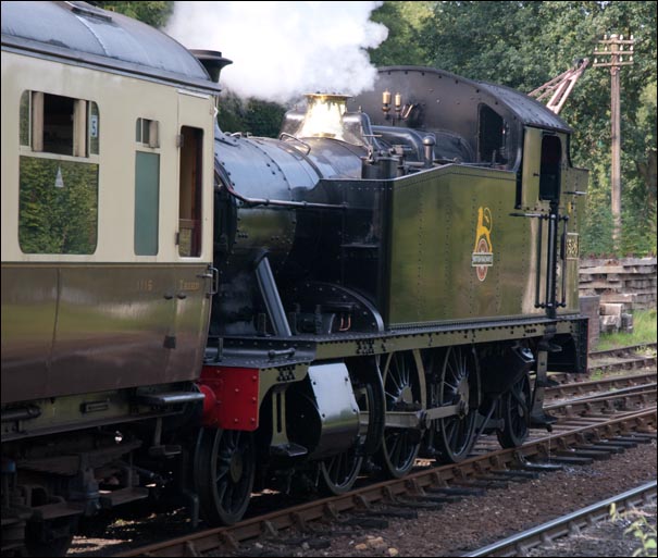 -6-2T no. 5526 in British Railways unlined black 