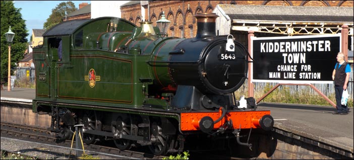5643 at the Severn Valley Raiways Kidderminster Town station in 2013