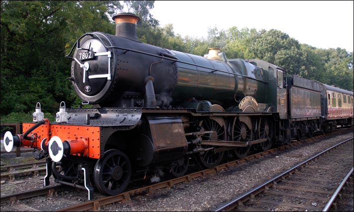 7802 Bradley Manor at Highley station in 2008