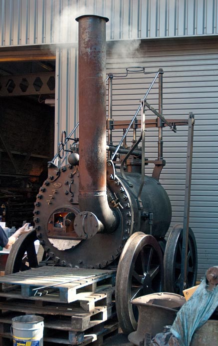 Catch Me Who Can" replica steam locomotive in 2009