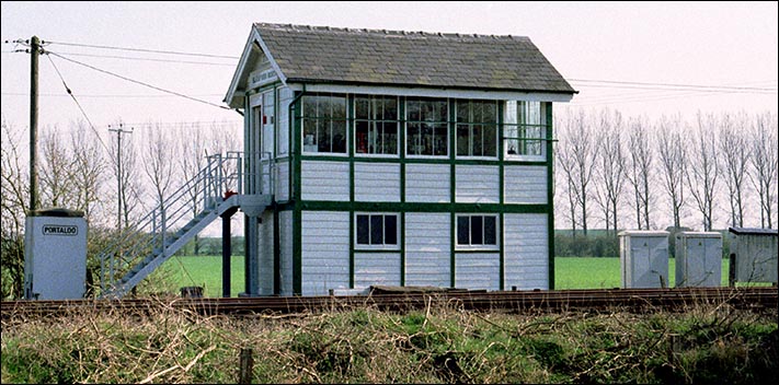 Sleaford North signal box when it was open