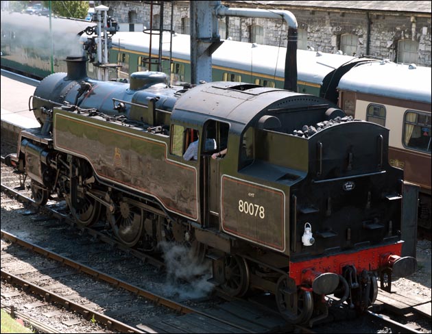 80078 in 2007 at Swanage railway station.