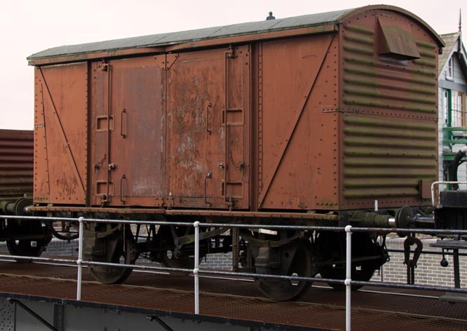 Covered van in 2014 at Quorn and Woodhouse on the turntable