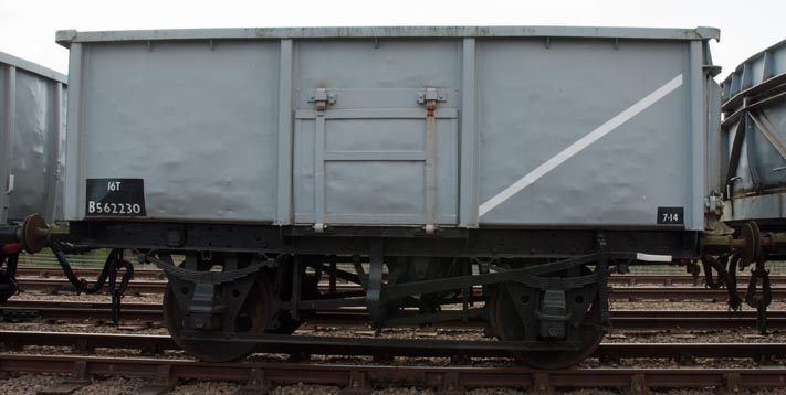 16T Mineral wagon  B562230  at the Great Central Railway