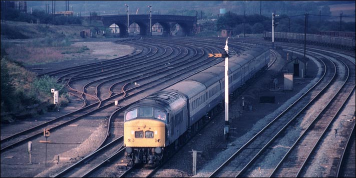 class 46 on a up train at Wellingborough