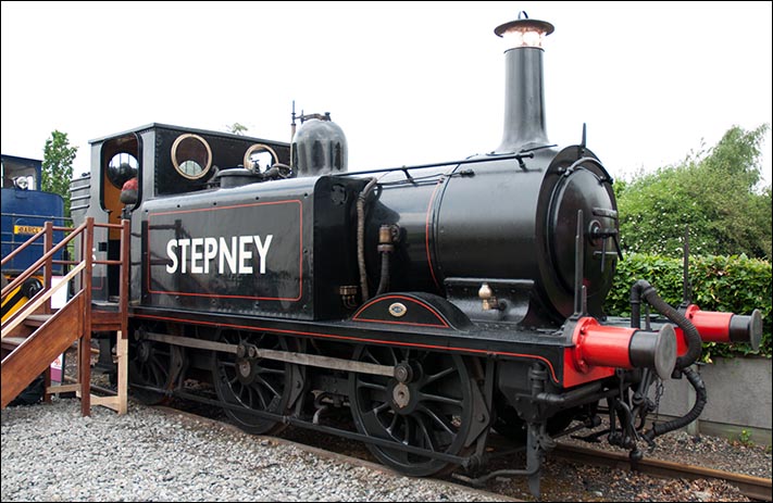 -6-0T Stepney was at the Railfest 2012 Exhibition held at the National Railway Museum in York